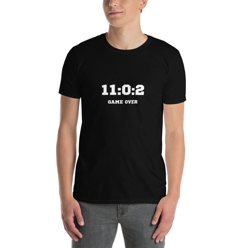 11:0:2 Game Over - Men's Pickleball T-Shirt - The Pickleball Gift Store