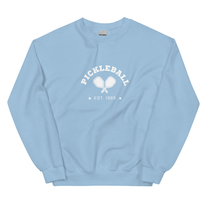 Cross Paddle - Unisex Crew Neck Sweatshirt - The Pickleball Gift Store