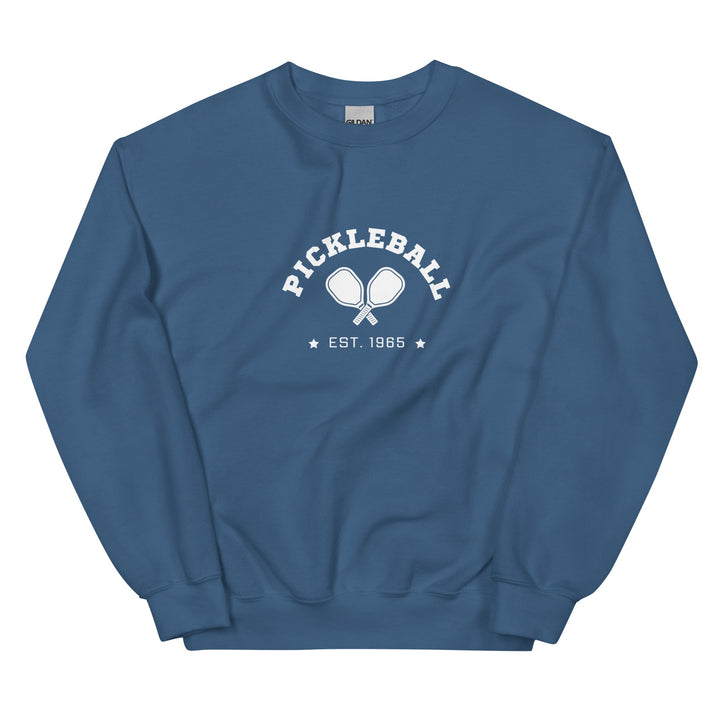 Cross Paddle - Unisex Crew Neck Sweatshirt - The Pickleball Gift Store