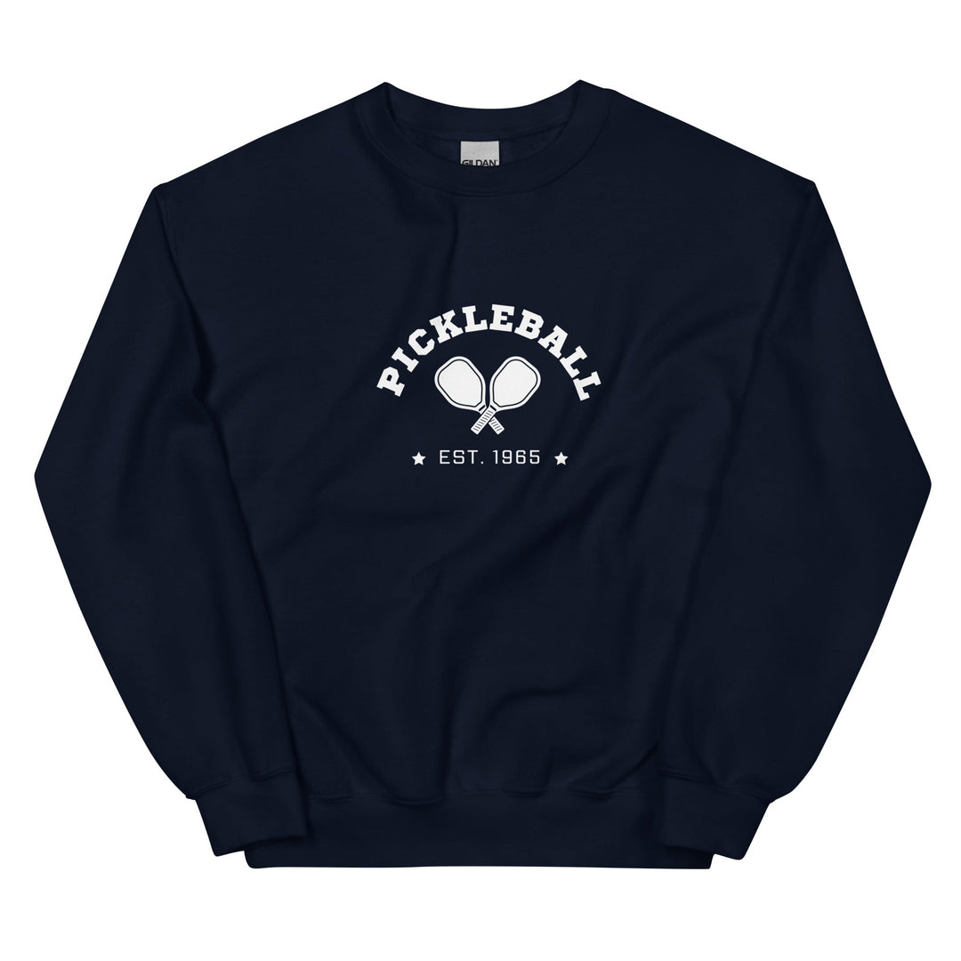 Cross Paddle - Unisex Crew Neck Sweatshirt - The Pickleball Gift Store