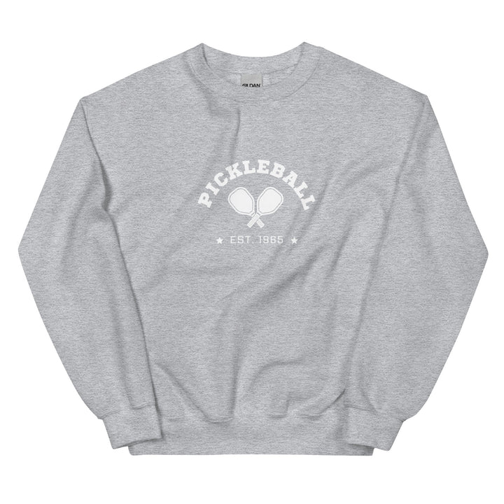 Cross Paddle - Unisex Crew Neck Sweatshirt - The Pickleball Gift Store