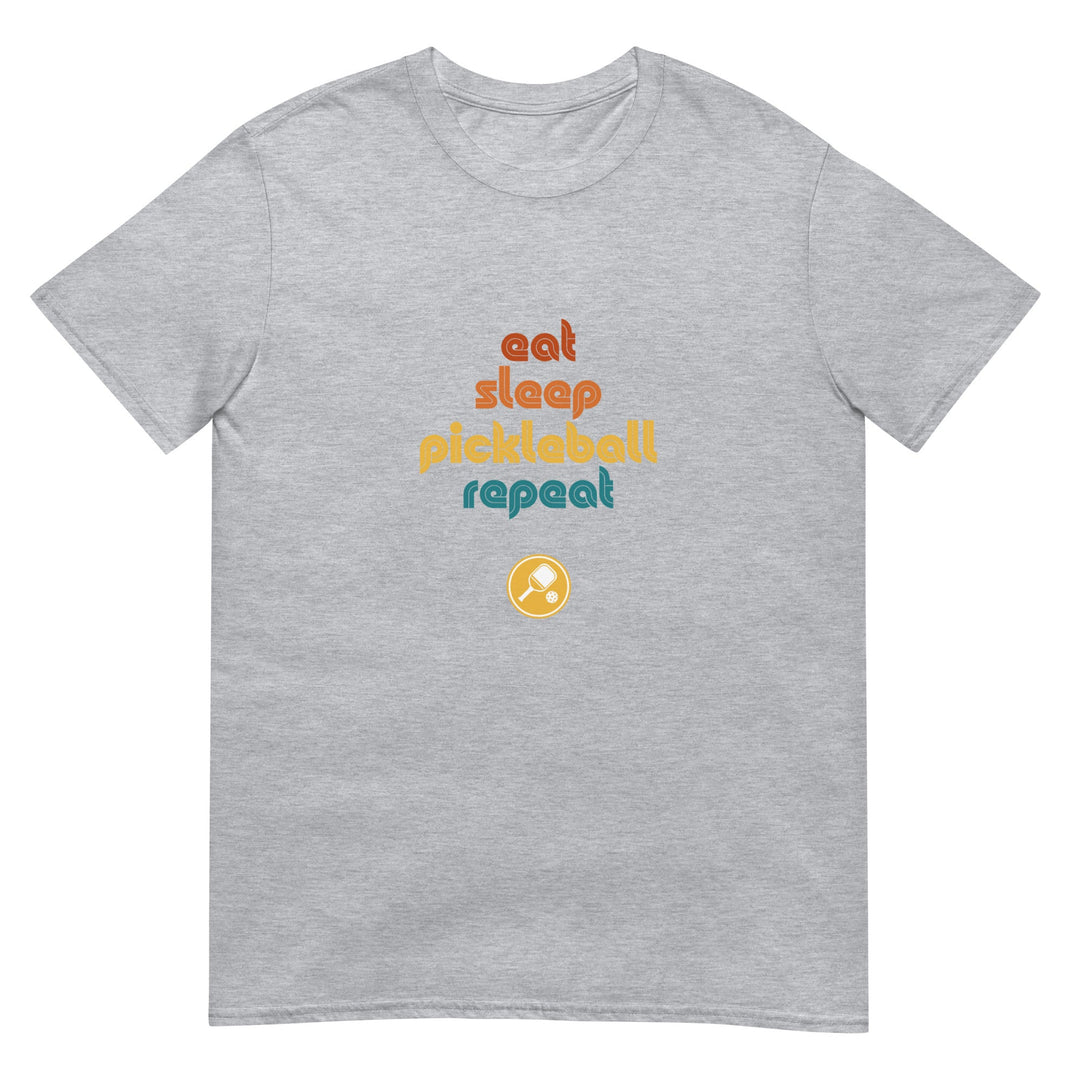 Eat Sleep Pickleball Repeat - Pickleball T-Shirt - The Pickleball Gift Store