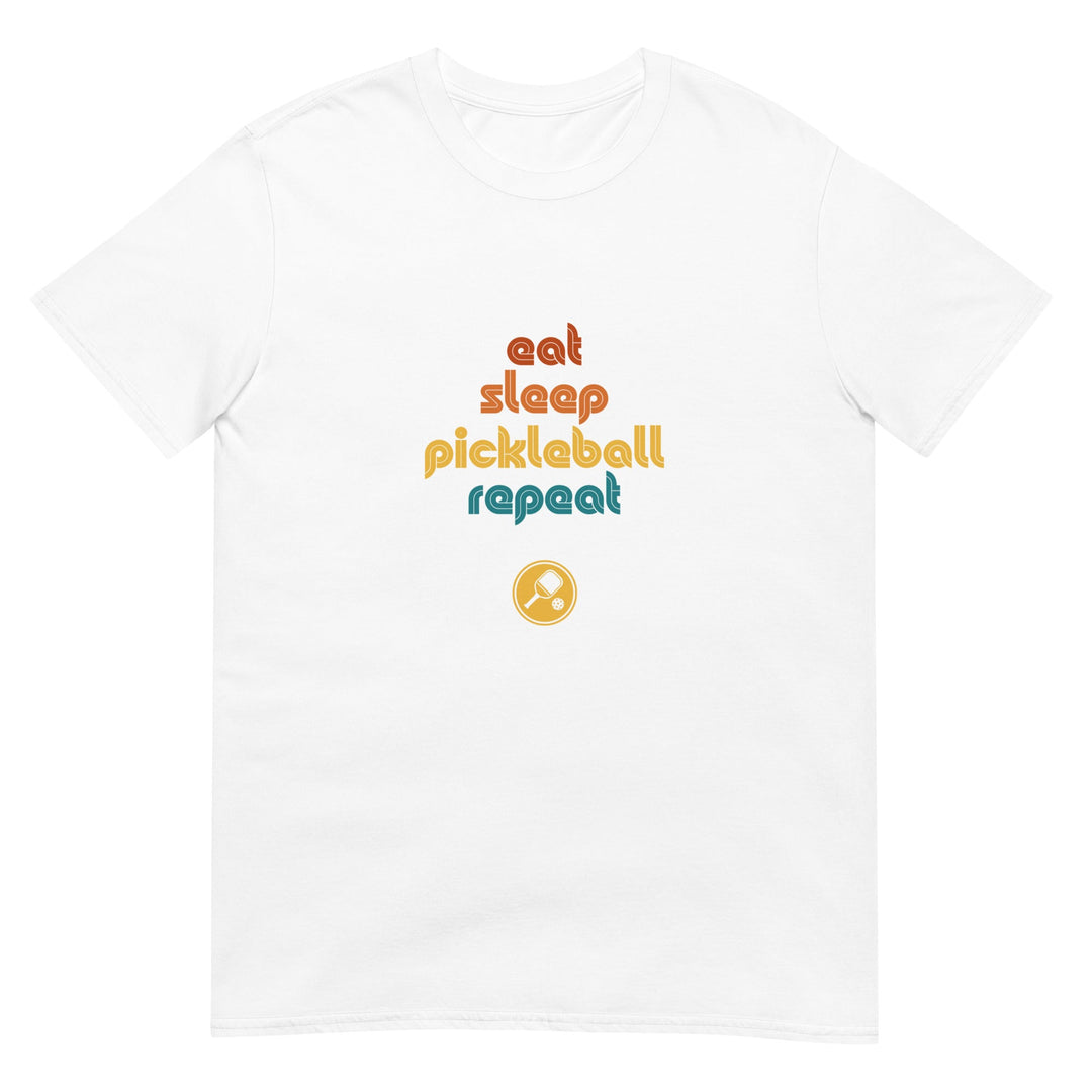 Eat Sleep Pickleball Repeat - Pickleball T-Shirt - The Pickleball Gift Store