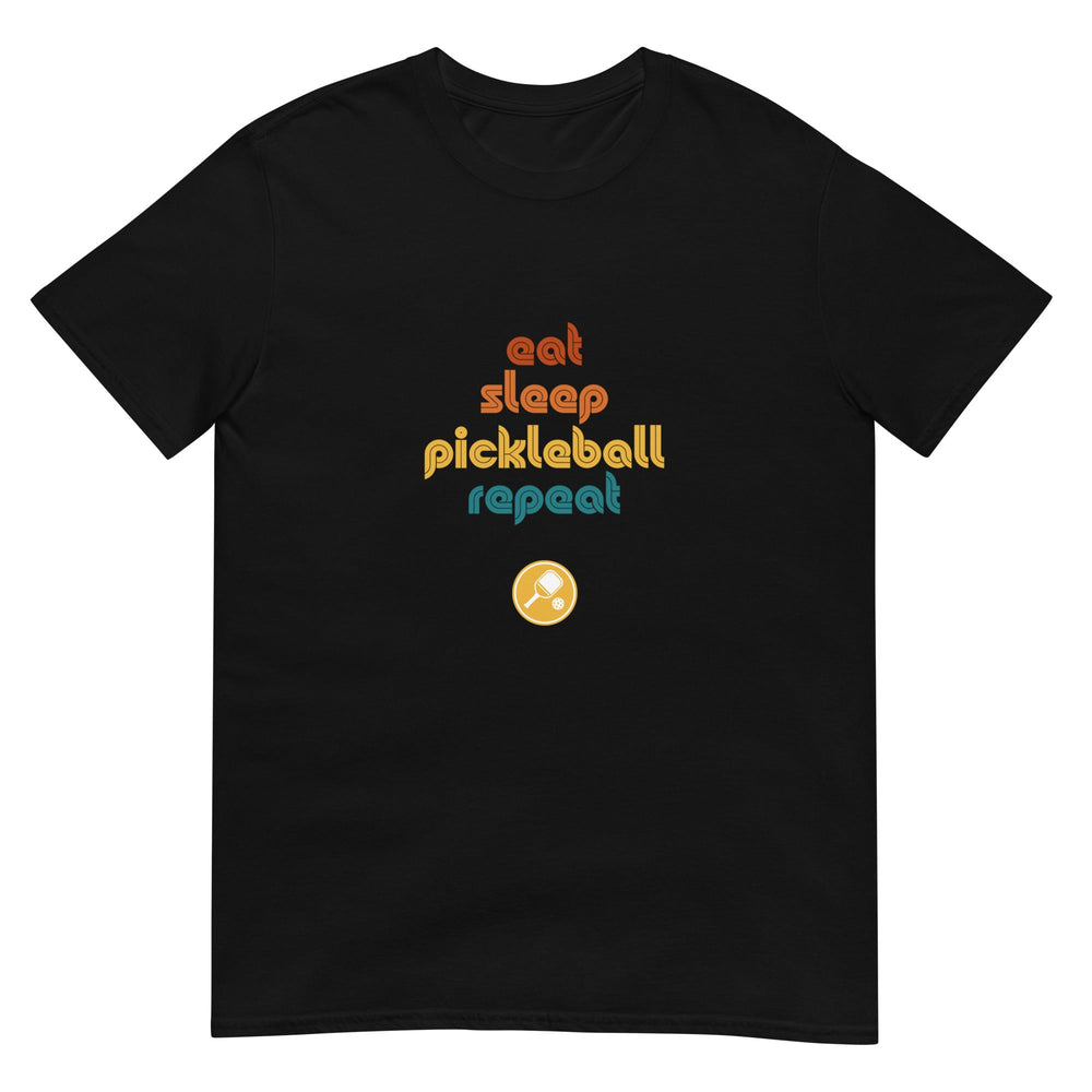 Eat Sleep Pickleball Repeat - Pickleball T-Shirt - The Pickleball Gift Store