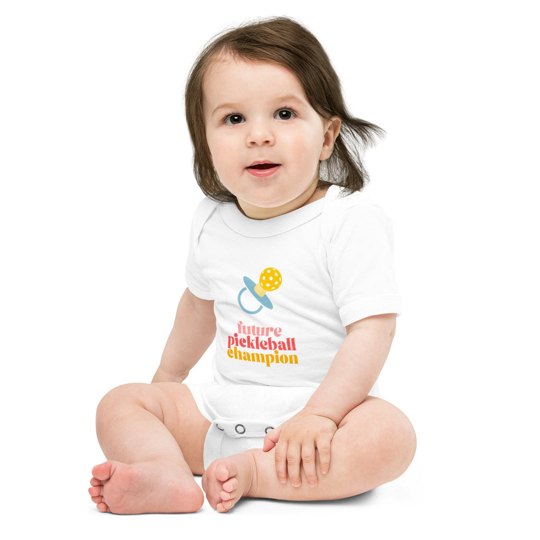 Future Pickleball Champion - Baby Onesie - The Pickleball Gift Store