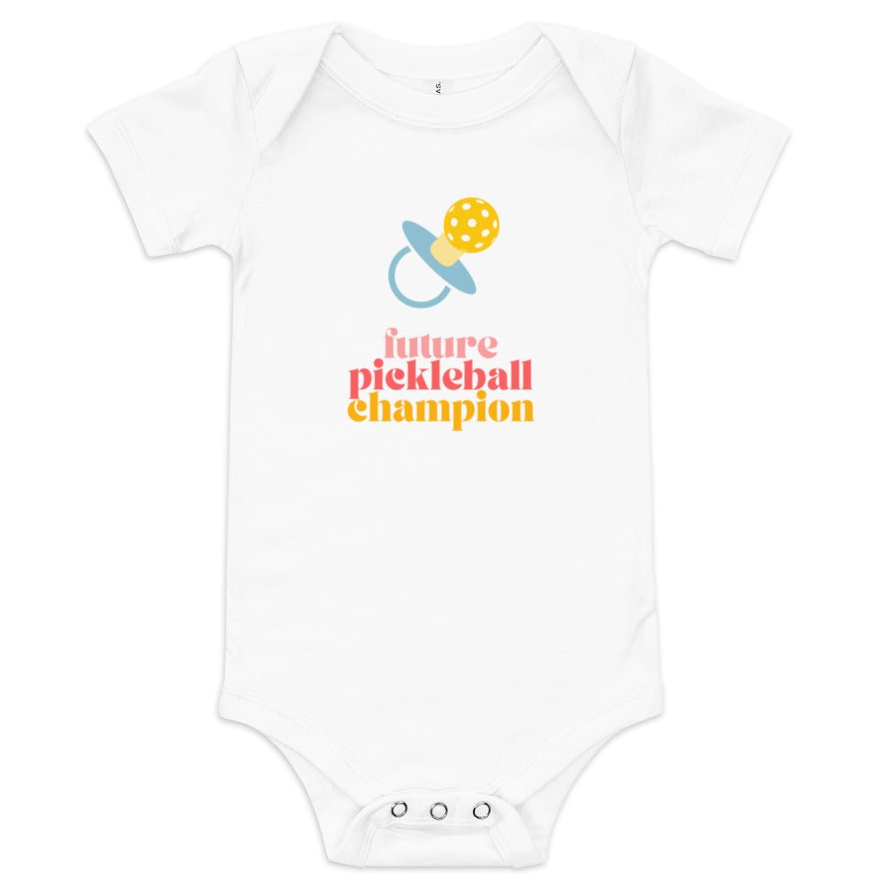 Future Pickleball Champion - Baby Onesie - The Pickleball Gift Store