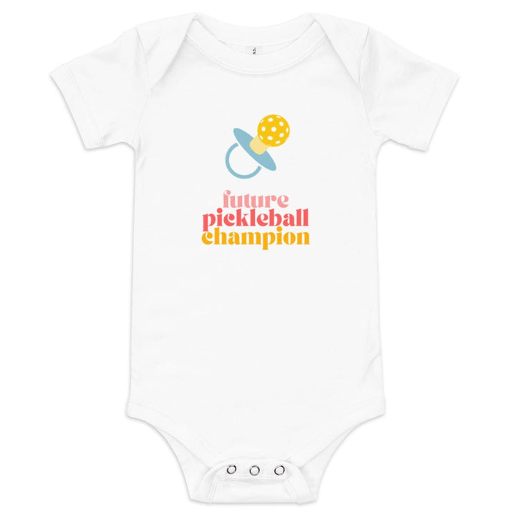 Future Pickleball Champion - Baby Onesie - The Pickleball Gift Store