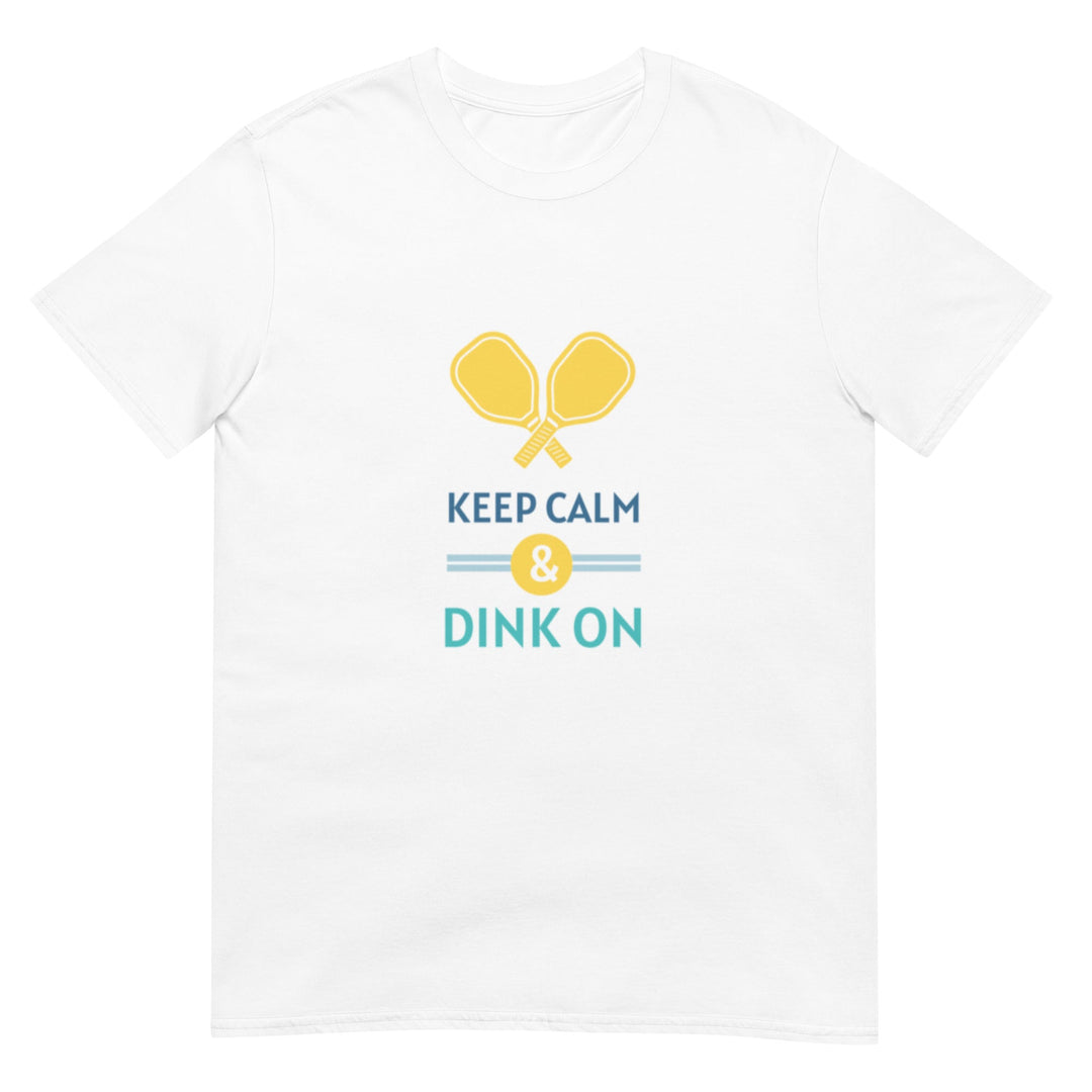 Keep Calm & Dink On - Pickleball T-Shirt - The Pickleball Gift Store