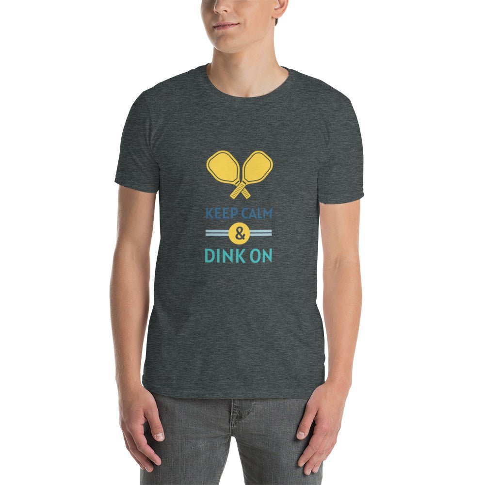 Keep Calm & Dink On - Pickleball T-Shirt - The Pickleball Gift Store