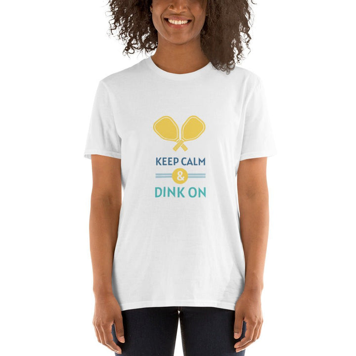 Keep Calm & Dink On - Pickleball T-Shirt - The Pickleball Gift Store