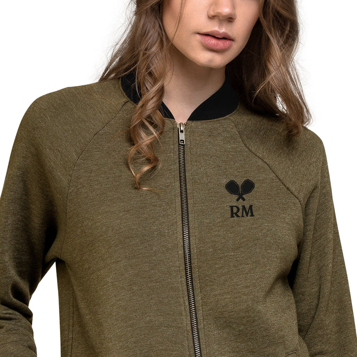 Monogram Bomber Jacket - Unisex - The Pickleball Gift Store