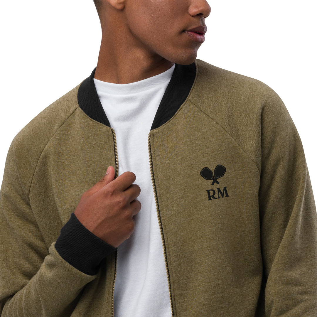 Monogram Bomber Jacket - Unisex - The Pickleball Gift Store