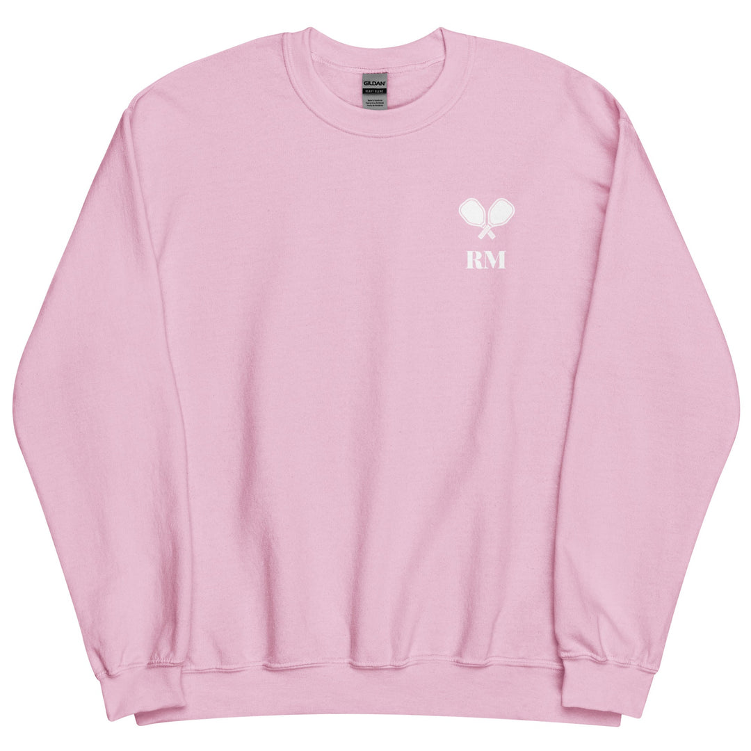 Monogram Crewneck - Printed Unisex Sweatshirt - The Pickleball Gift Store