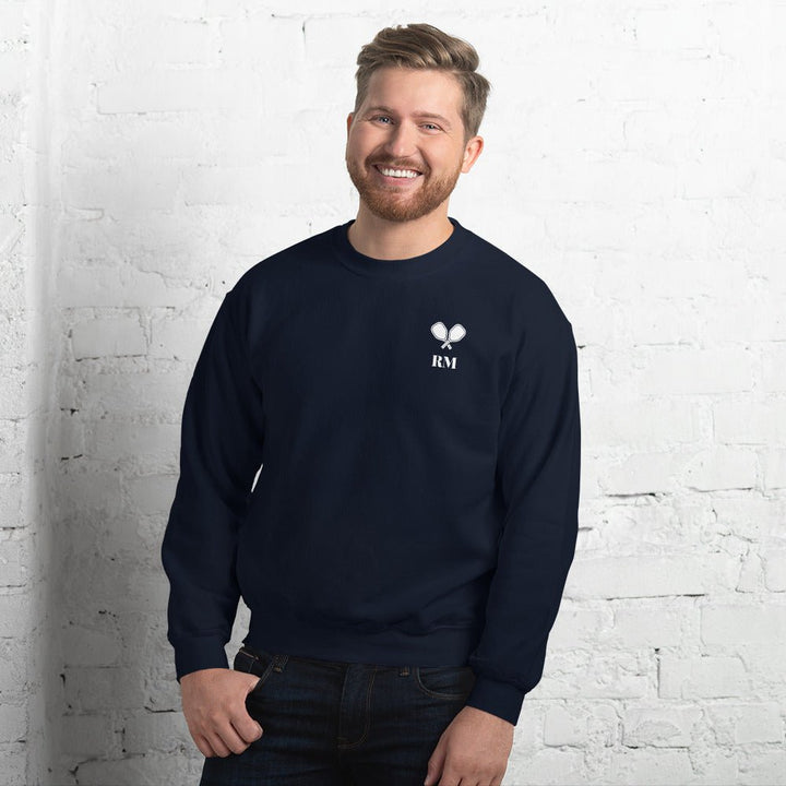 Monogram Crewneck - Printed Unisex Sweatshirt - The Pickleball Gift Store