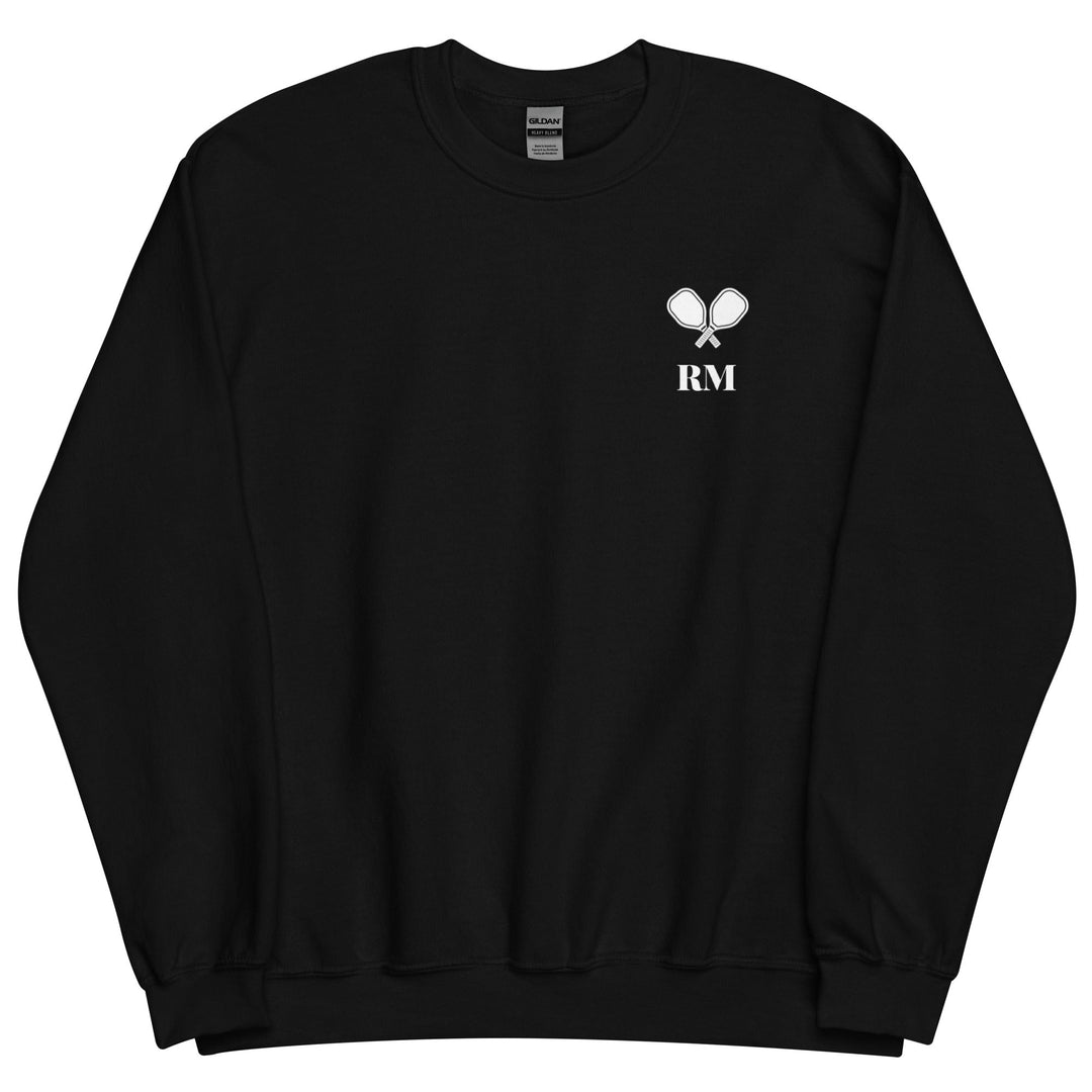 Monogram Crewneck - Printed Unisex Sweatshirt - The Pickleball Gift Store