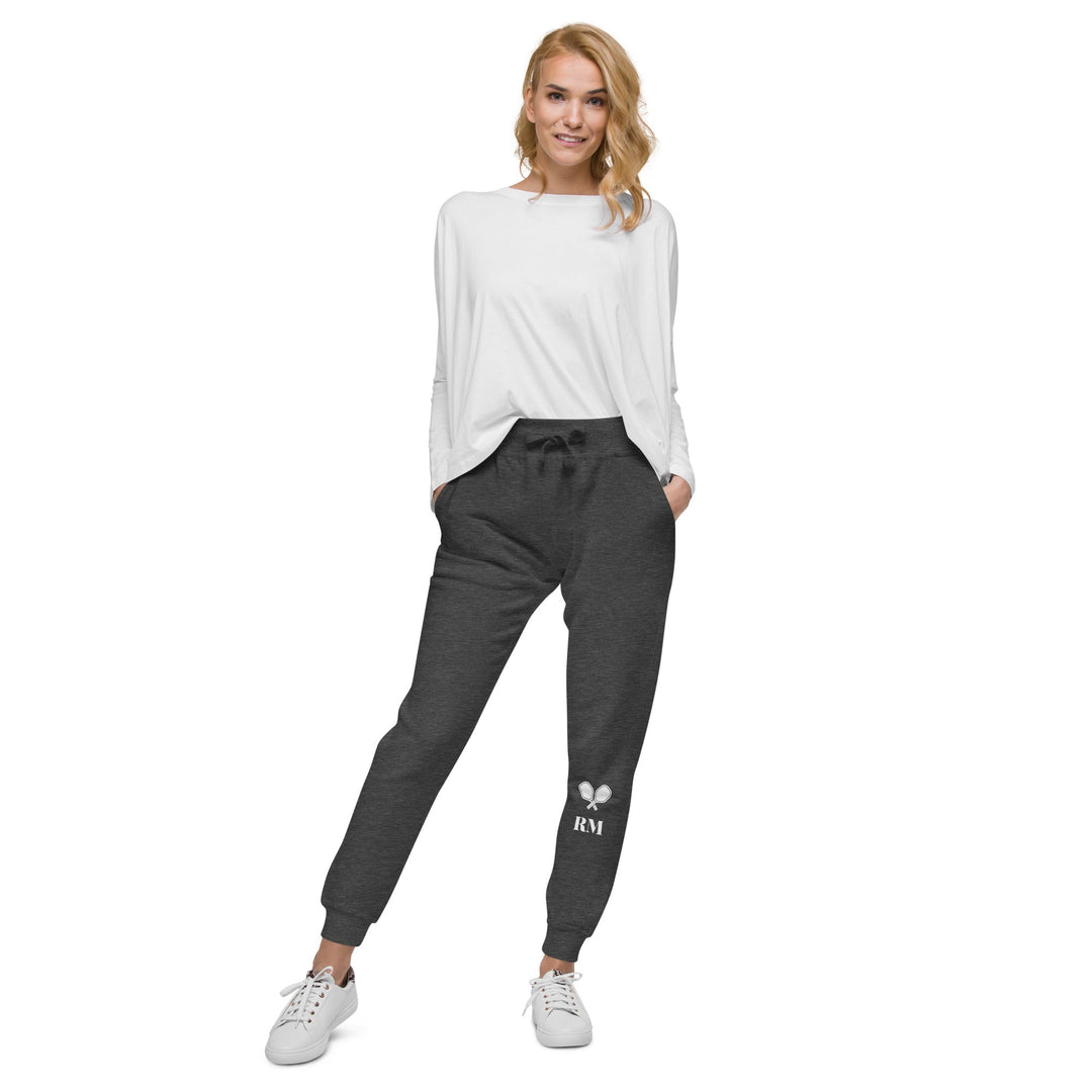 Monogram Fleece Sweatpants - Unisex - The Pickleball Gift Store