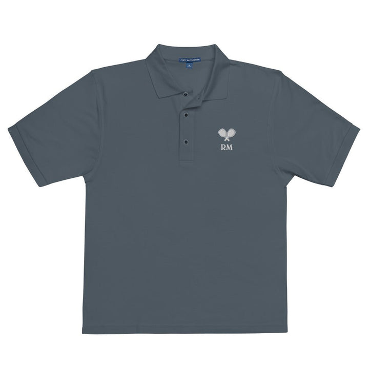 Monogram Polo - Men's Premium Polo - The Pickleball Gift Store