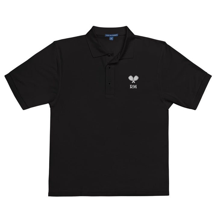 Monogram Polo - Men's Premium Polo - The Pickleball Gift Store