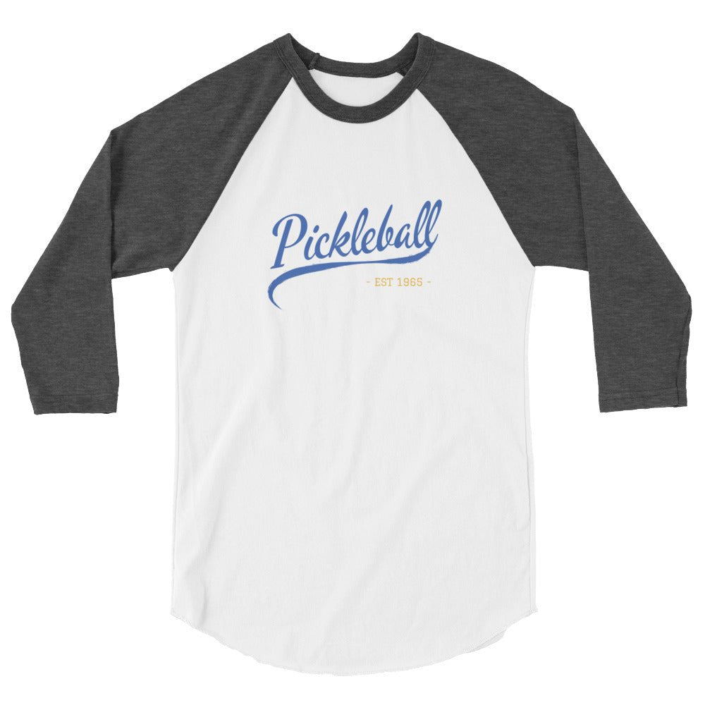 Pickleball Est. 1965 - Baseball Tee - The Pickleball Gift Store