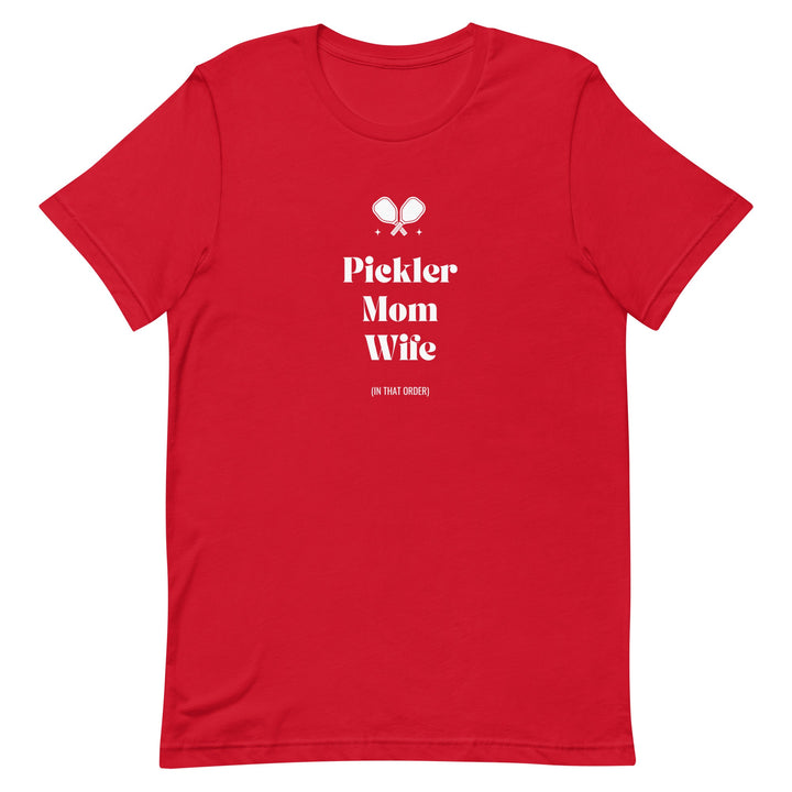 Pickler Mom Wife - Women’s T-Shirt - The Pickleball Gift Store