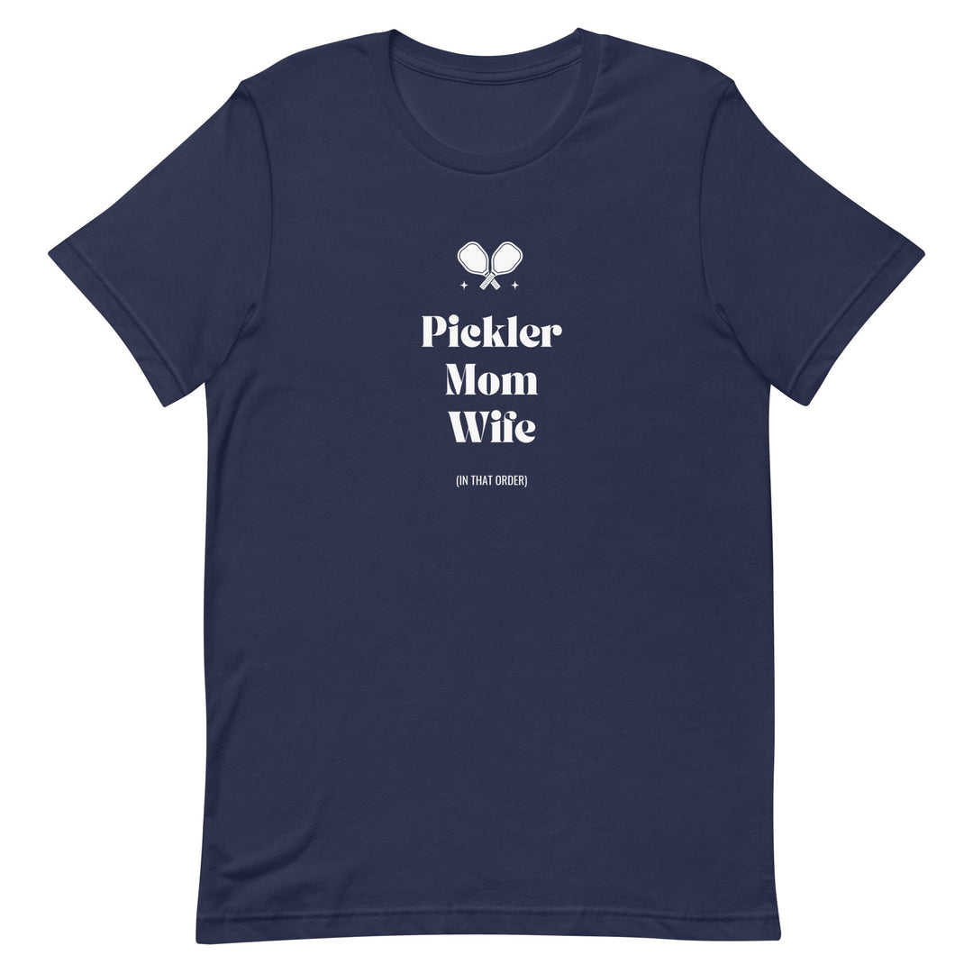 Pickler Mom Wife - Women’s T-Shirt - The Pickleball Gift Store