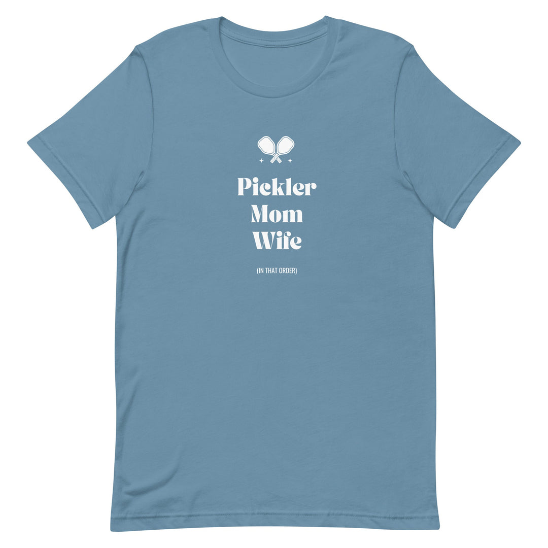 Pickler Mom Wife - Women’s T-Shirt - The Pickleball Gift Store