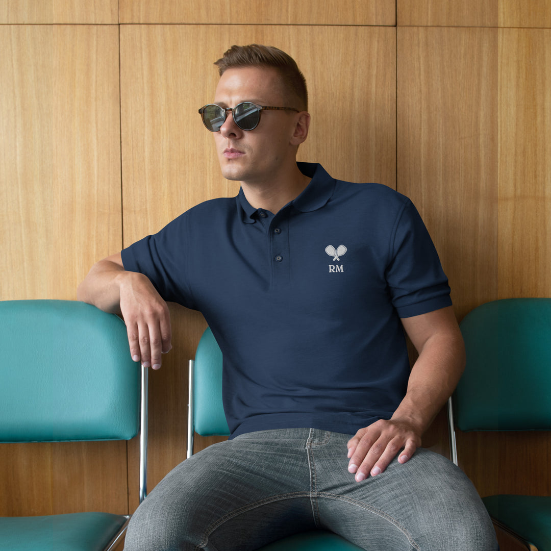 Monogram Polo - Men's Premium Polo