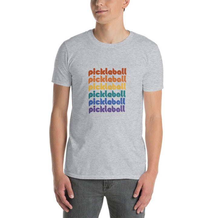 Rainbow Pickleball - Pickleball T-Shirt - The Pickleball Gift Store