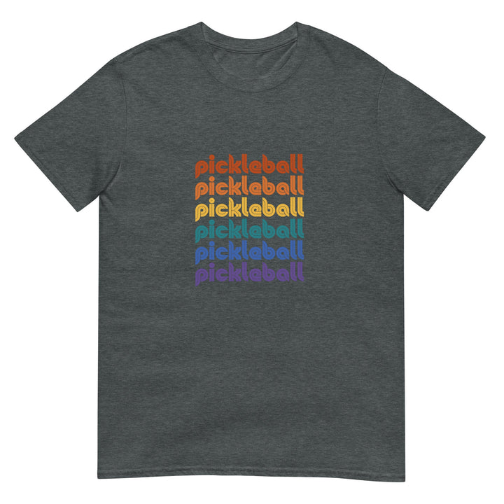 Rainbow Pickleball - Pickleball T-Shirt - The Pickleball Gift Store