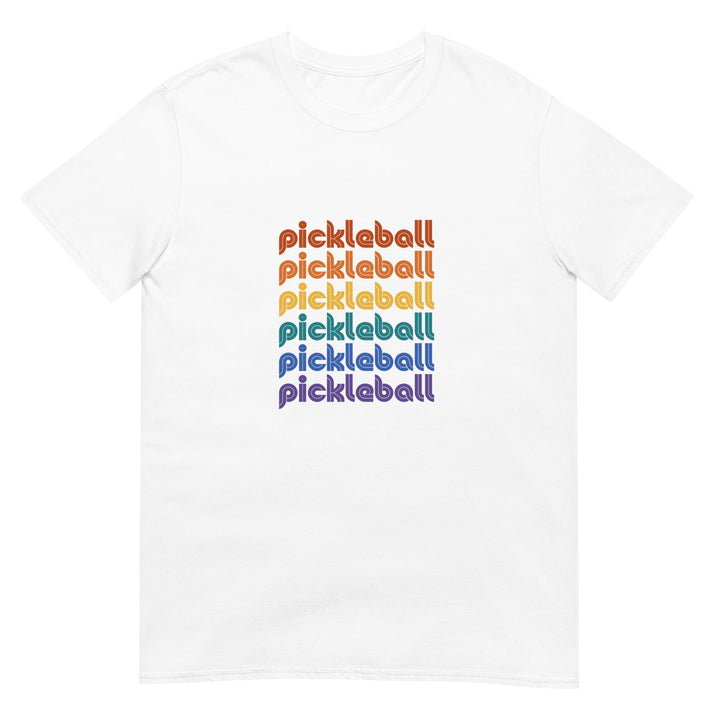 Rainbow Pickleball - Pickleball T-Shirt - The Pickleball Gift Store