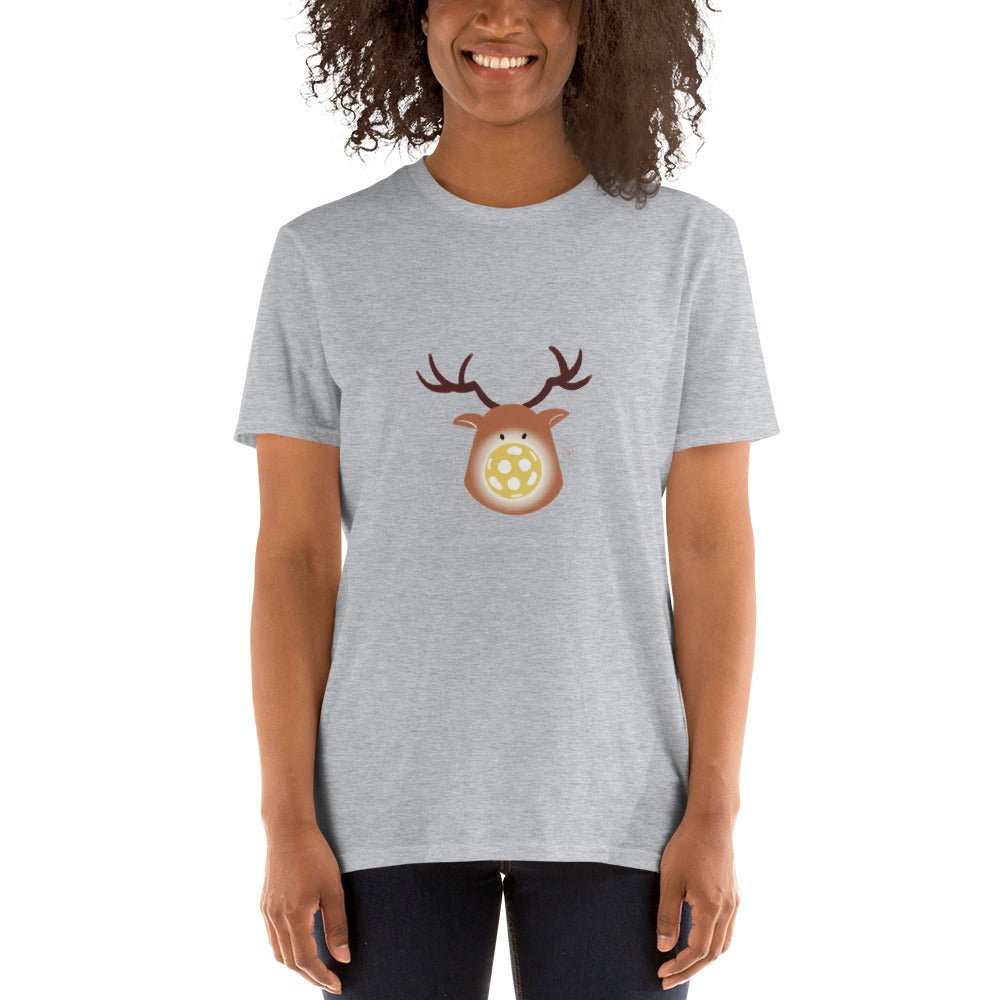 Rudolph - Unisex T-Shirt - The Pickleball Gift Store