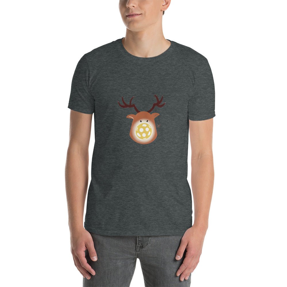 Rudolph - Unisex T-Shirt - The Pickleball Gift Store