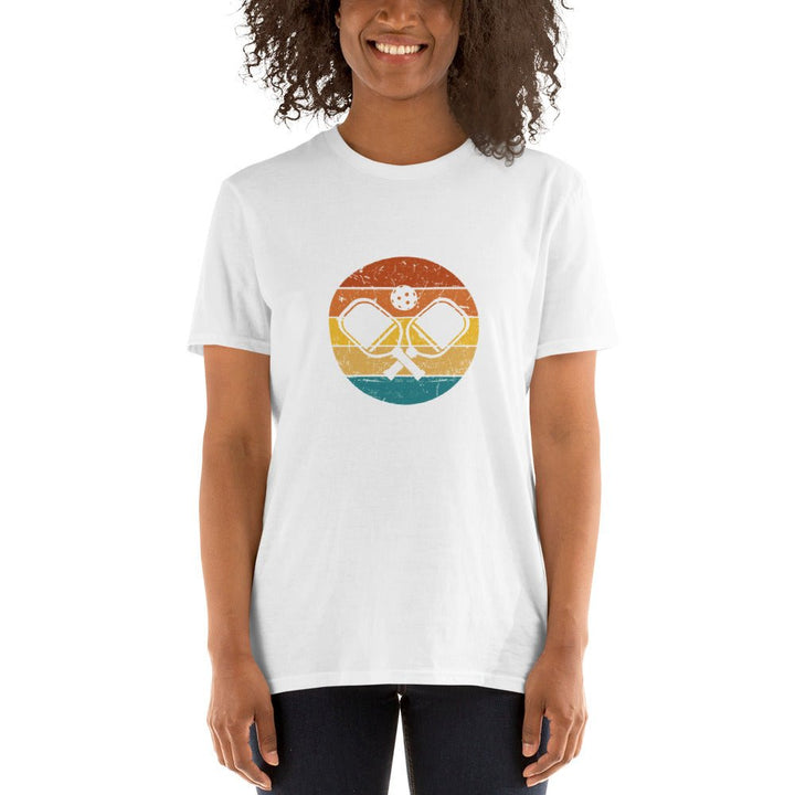 Vintage Paddle & Ball - Pickleball T-Shirt - The Pickleball Gift Store